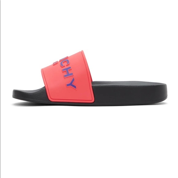 Givenchy  Pink Logo Slides - Picture 2 of 3